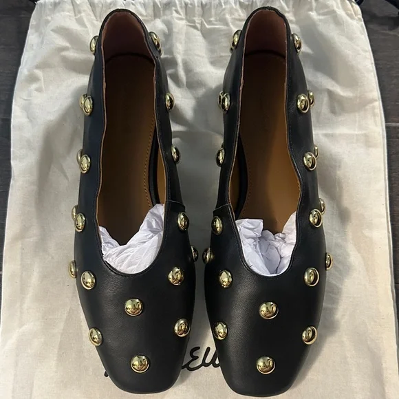 Madewell Black Studded Women's Shoes - Picture 1 of 4